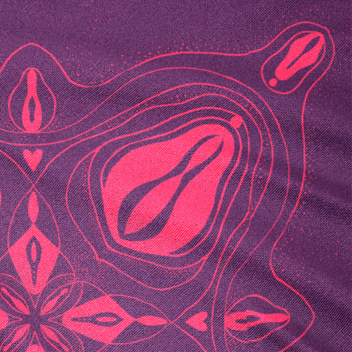 Bandana Baumwolle lila pink
